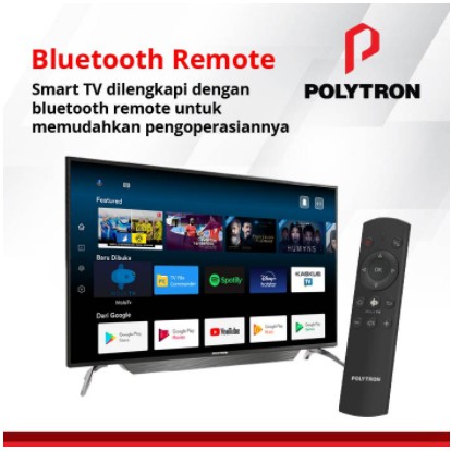 Polytron LED Android Smart TV 43&quot; Digital TV Youtube PLD 43AS1558