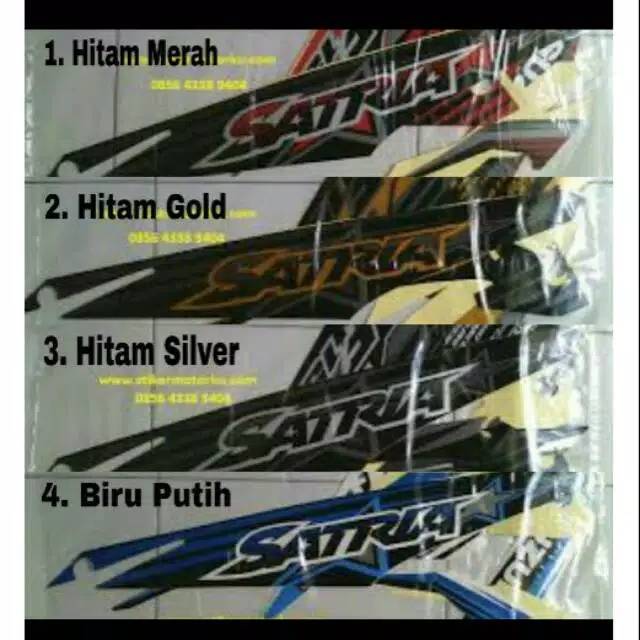 Sticker Striping Ori / Standar Satria Fu 2014-2015