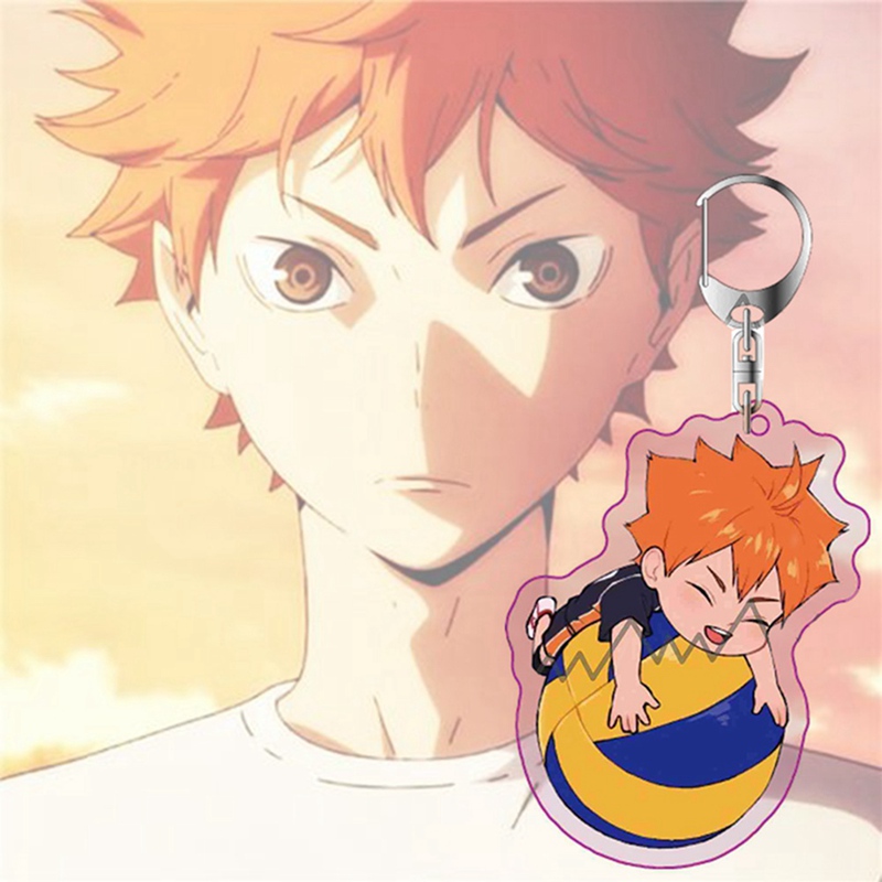 FQ Anime Karasuno High School Doomed Battle Metal Keychain Haikyuu!! Key Chains