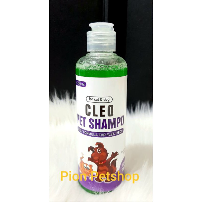 Cleo Shampo Anti Flea &amp;  Thick 250 ml ( shampo anti kutu untuk anjing dan kucing)