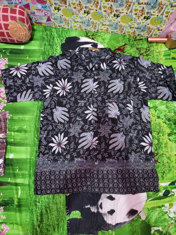 Batik Kemeja Lengan Panjang Katun Halus Hq Kualitas Setara Barang Mall