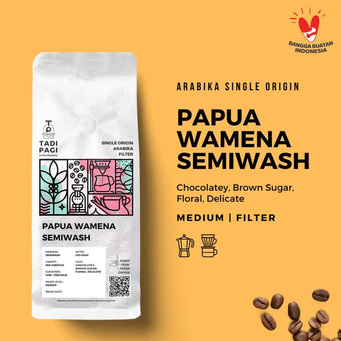 

[ COD ] Arabika Papua Wamena 200 gr Roast Bean Coffee - Kopi biji matang SPECIAL Kode 747