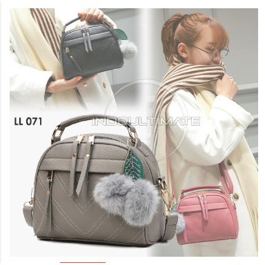 Tas Selempang Wanita 2in1 Clutch Wanita LL-071 / Tas Import Wanita / Tas Wanita Import