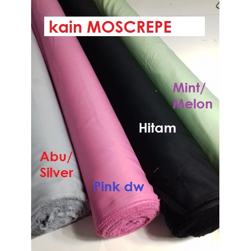 Bahan Kain Mosscrepe Untuk Gamis Berkualitas Shopee Indonesia