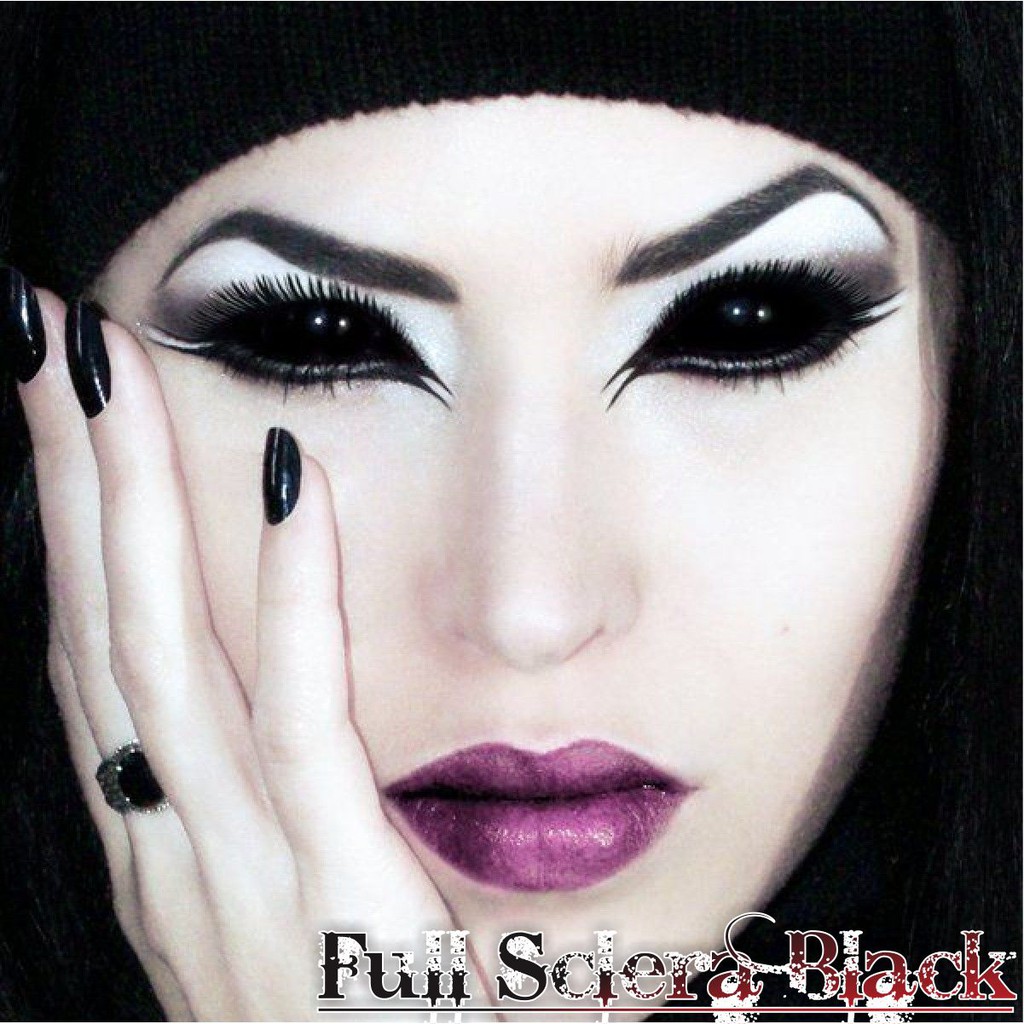 Softlens Full Sclera Lens Black Only ( Softlens Korea Original)