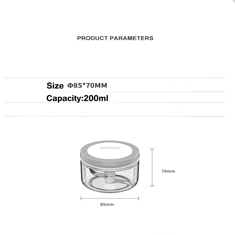 ECOCO Multifunctional Food Processor (Small) - Chopper grinder manual penggiling bumbu daging