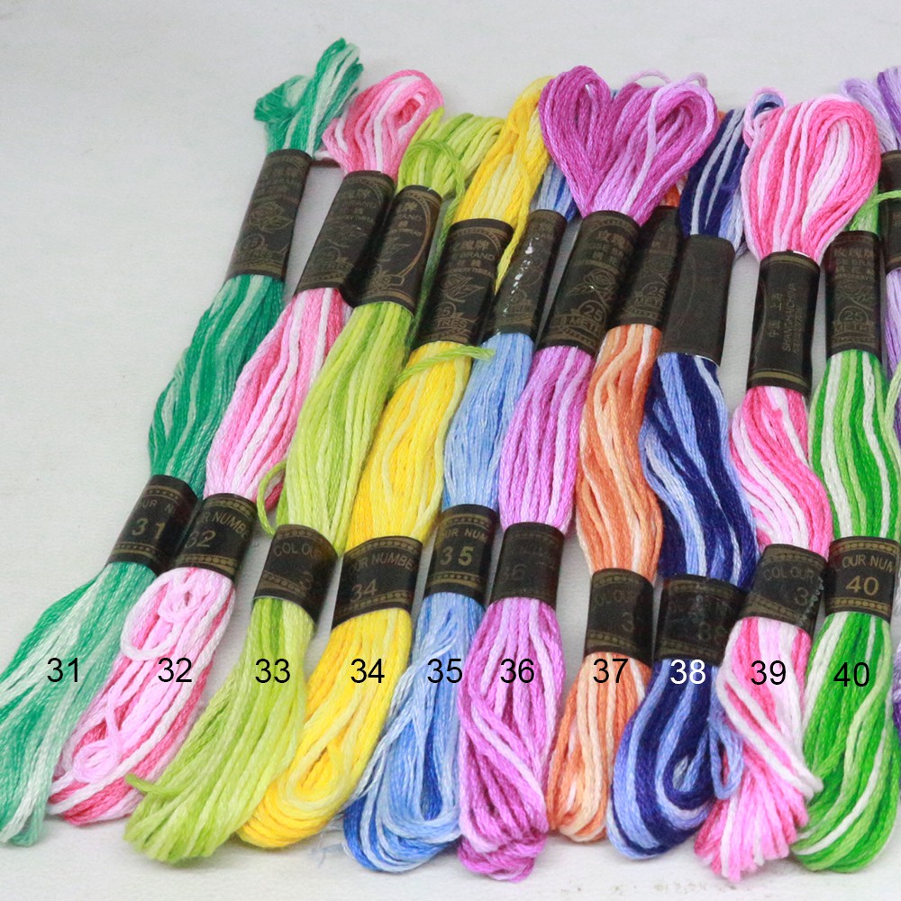 KATALOG - Benang Rajut Sulam / Embroidery Thread Merk Rose - Gradasi - SATUAN - Part 4