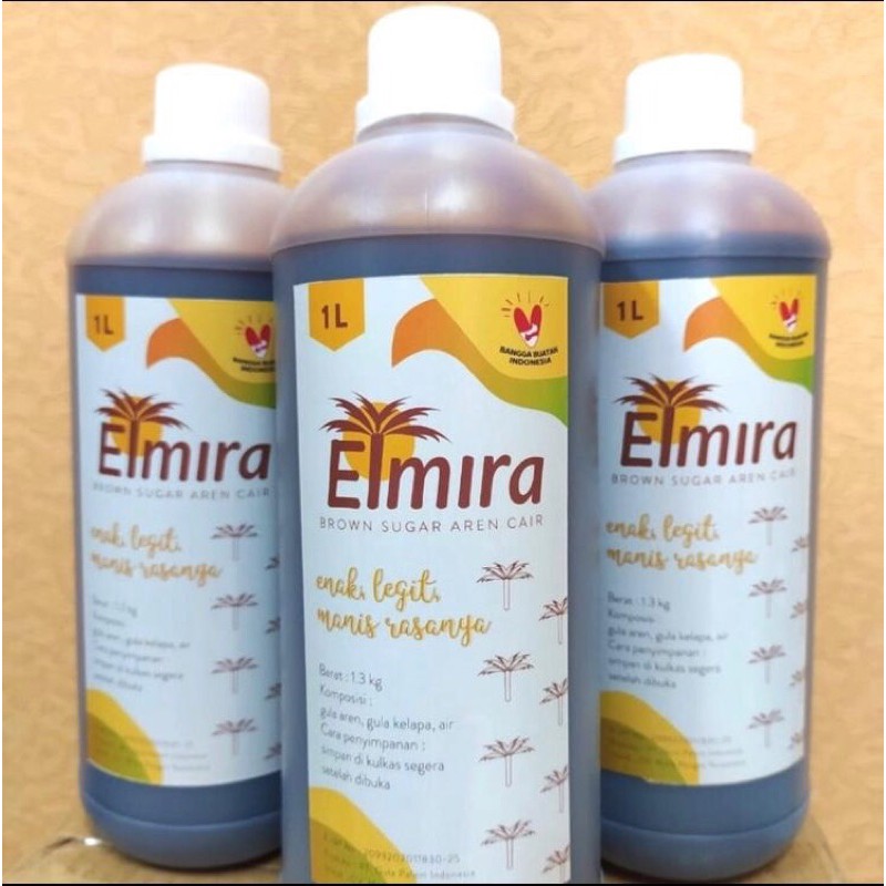 

brown sugar aren cair 1 liter elmira/ gula aren cair