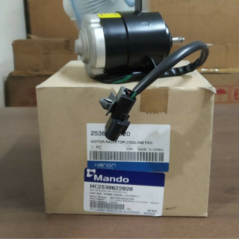 Motor Fan Hyundai Accent Cakra Motor Kipas Radiator Hyundai Accent