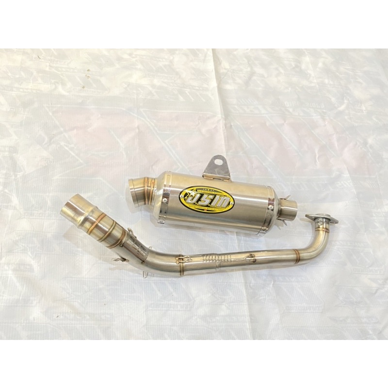 Knalpot Dsm oval dm 38 Aerox bending aerox old bending