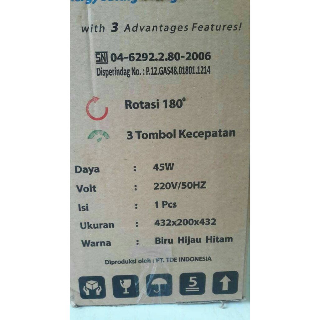 Kipas Angin Murah 16 In / Kipas Angin Dinding / Wall Fan National 16