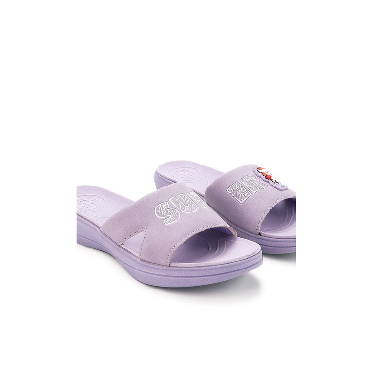 SANDAL SLIDE HUSH PUPPIES WANITA ORIGINAL CASUAL TERBARU UNGU HW05