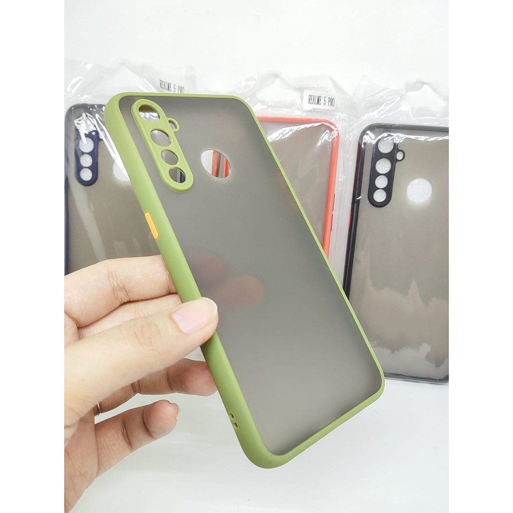 Bumper AERO CASE Realme 5 Pro 6.3 Inchi Premium Hardcase My Choice List Warna Matte