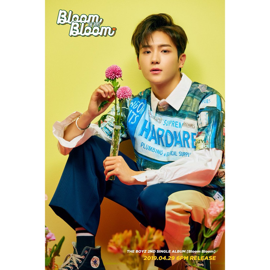 Poster The Boyz Bloom Bloom Unofficial Shopee Indonesia