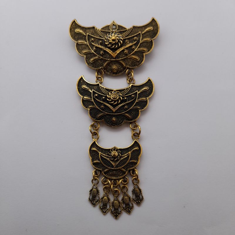 Bros Kebaya Jurai/Bros Etnik Jogja/Bros kutubaru-A kuning bakar