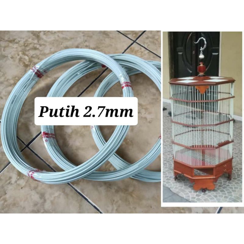 jeruji fiber putih 2.7mm 1 rol