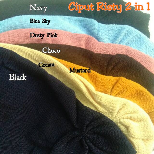 Ciput Risty| Ciput Rajut | Inner Serut | Inner Bandana | Grosir Jilbab