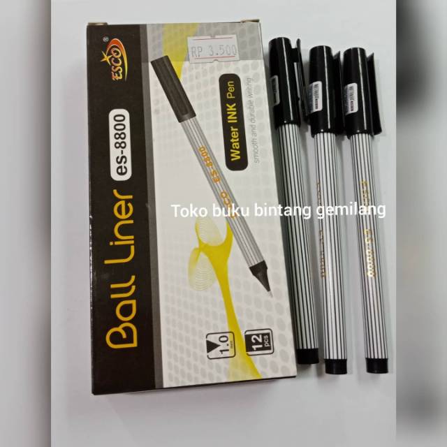 

PENA ESCO tinta hitam 1.0 mm