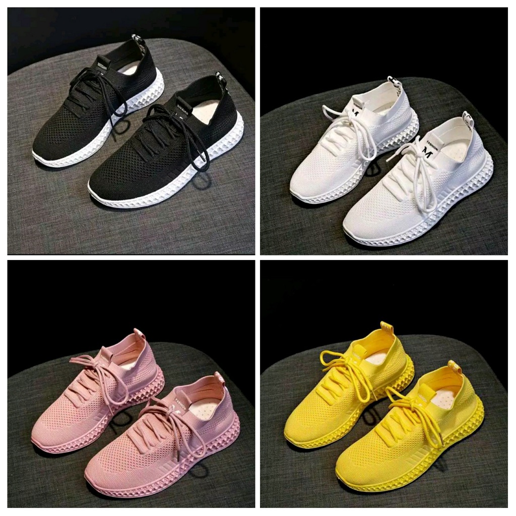 Sepatu kets kasual Yezzy Pria Wanita/ Sepatu Sneakers Sport Fashion M Laki-Laki Perempuan/ Sepatu Sn
