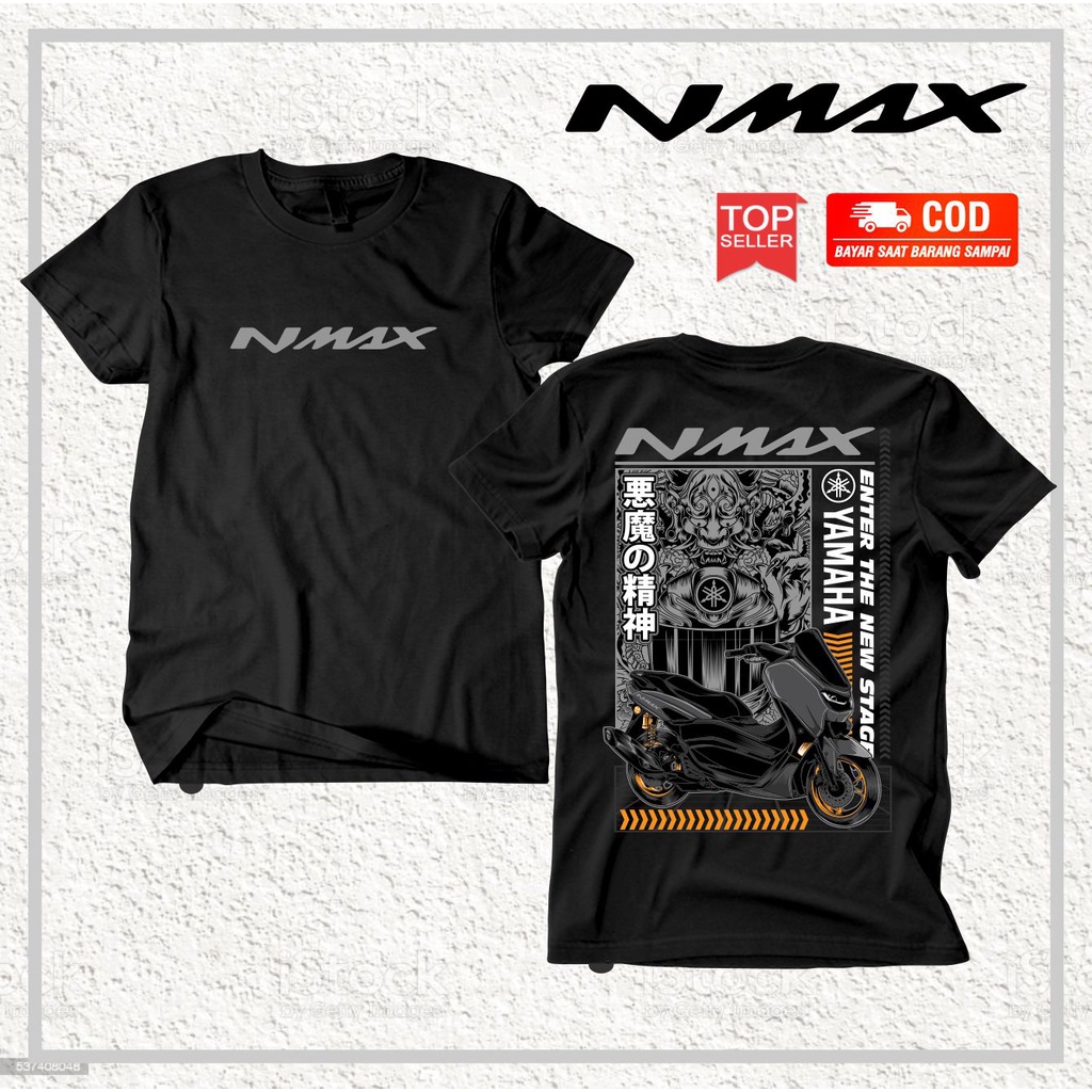 KAOS PRIA NMAX ORIGINAL DISTRO - KAOS DISTRO NMAX TERBARU - KAOS DISTRO