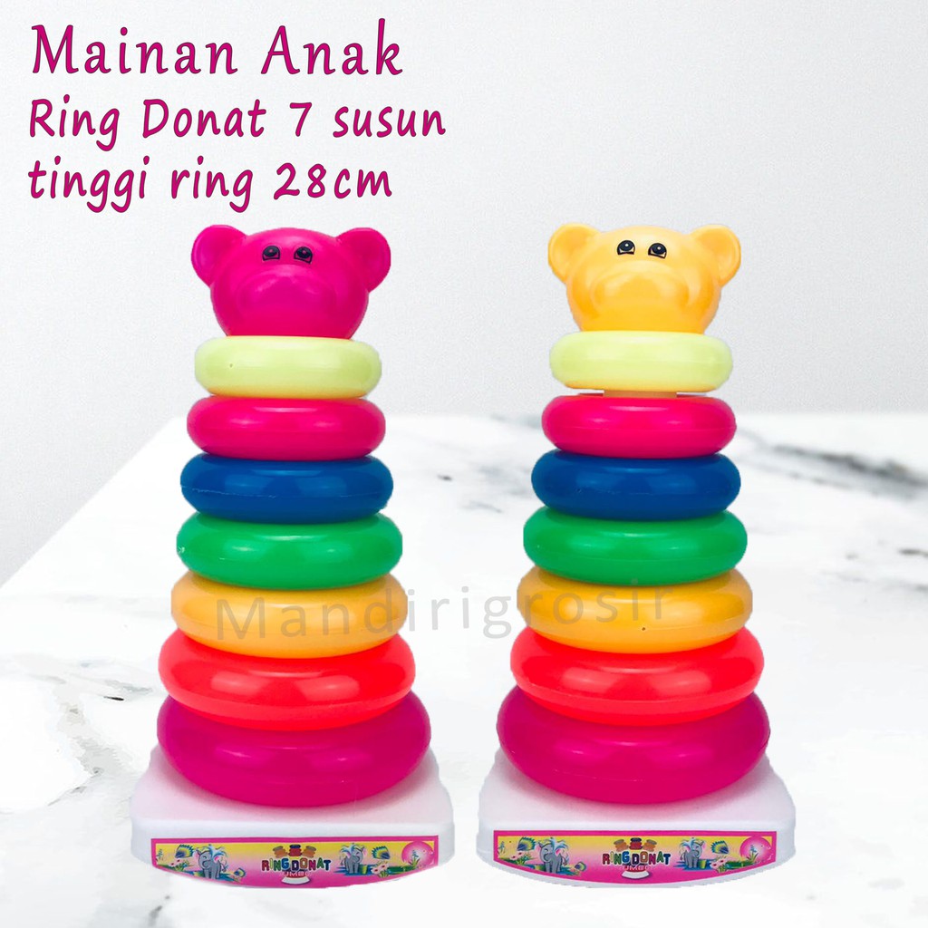 ring donat  7 susun *Mainan Anak * RD-100