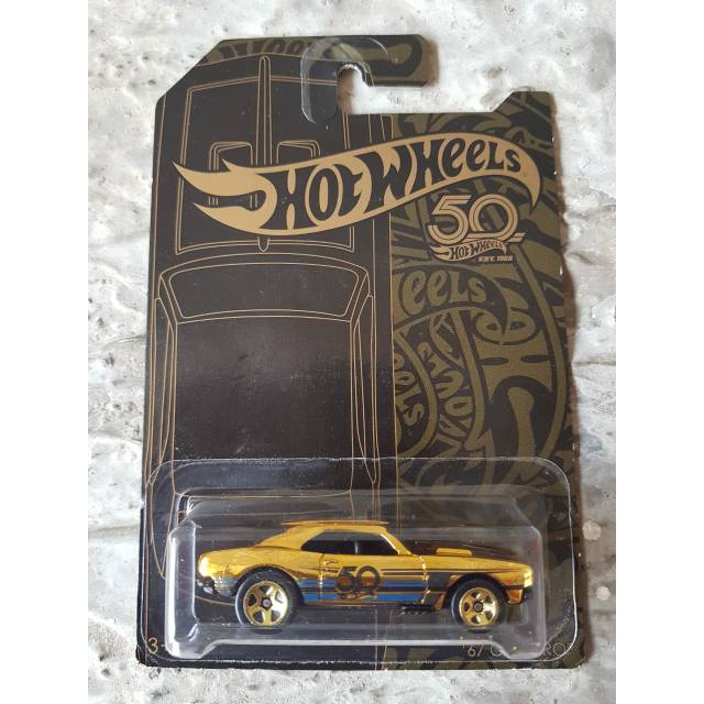 Hot Wheels 67 Camaro Black Gold edition