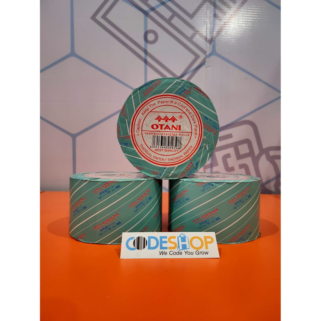 

Kertas Roll OTANI Thermal 80x140 Termurah Kasir Struk