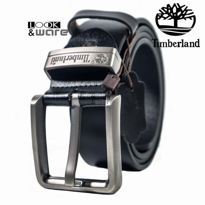 Ikat Pinggang Kulit Timberland Pria Hitam / Sabuk