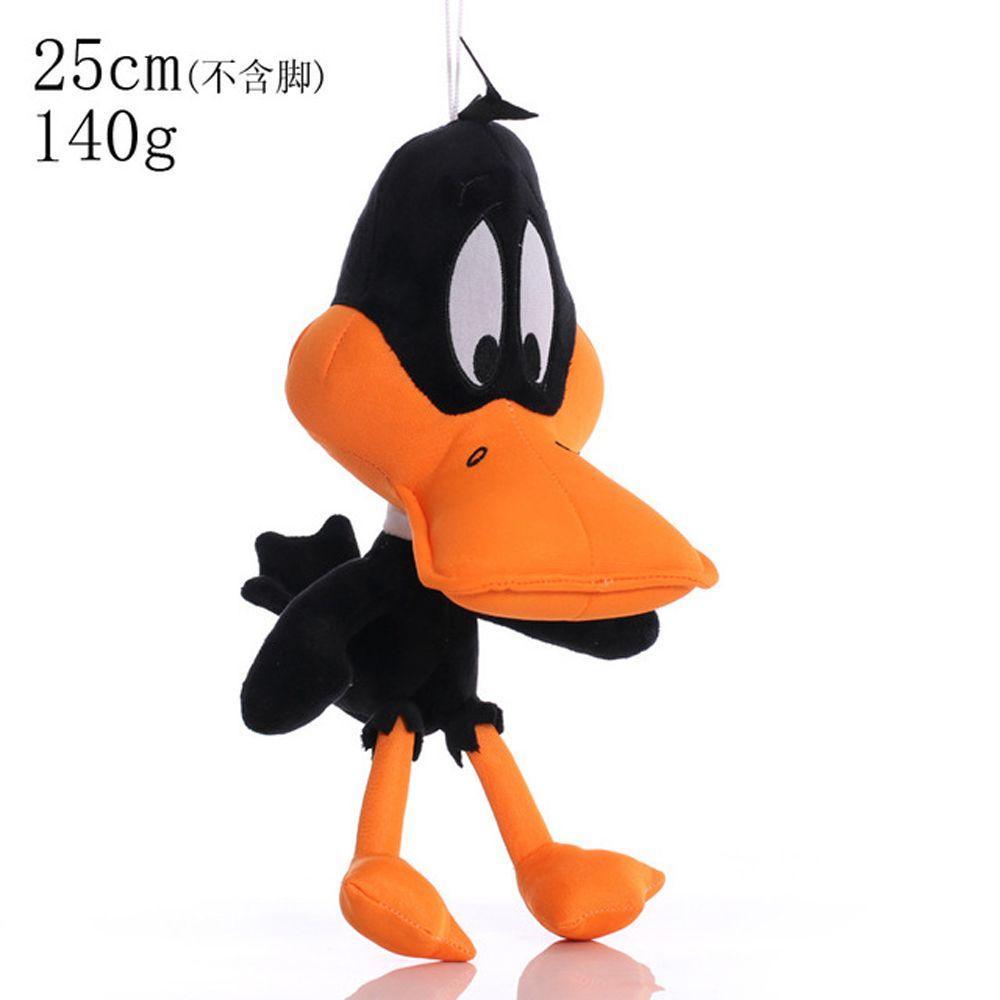 Quinton Looney Tunes 20cm-25cm Karakter Anime Kartun Anak Hadiah Mulut Besar Boneka Anime Aneh Mainan Mewah Plush Doll Daffy Duck