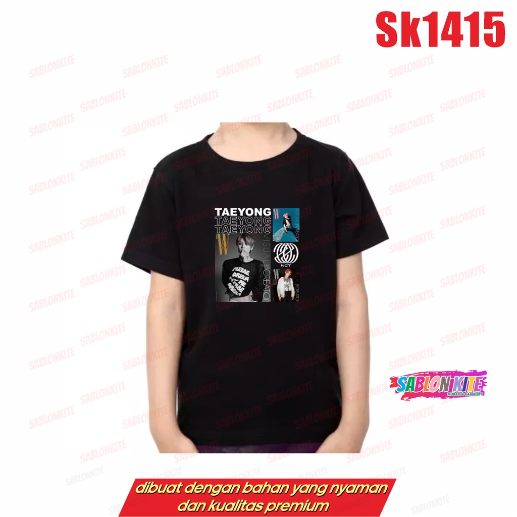 MURAH!!! KAOS NCT 123 TAEYONG SK1415 UNISEX COMBED 30S