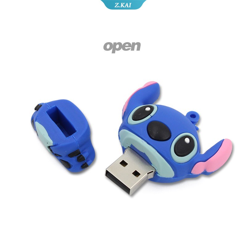 Flash Disk Usb Bentuk Kartun Stitch Kapasitas 4 8 16 32 64G 128GB