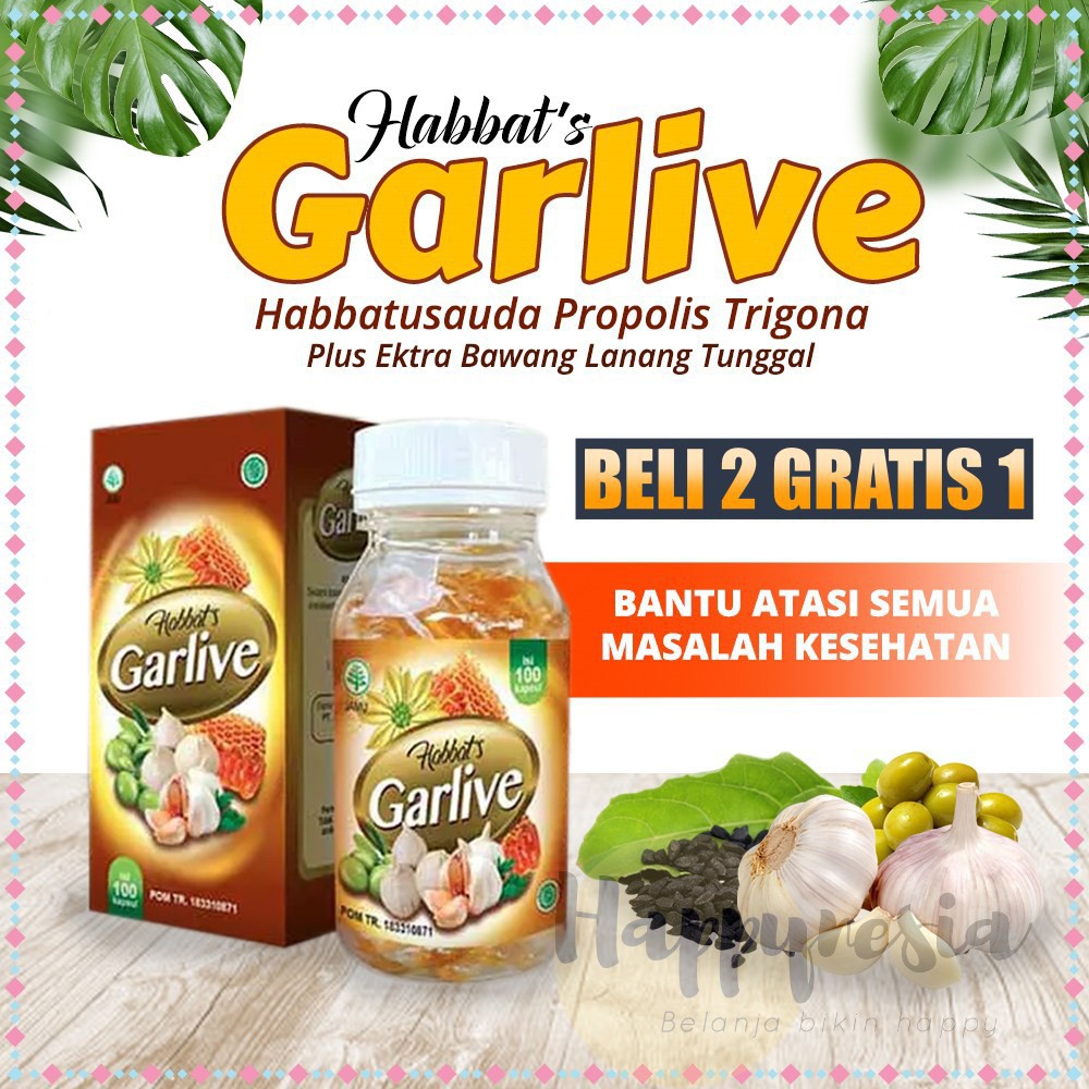 

Obat Kolesterol HABBATS GARLIVE Herbal Obat Diabetes Ampuh! Beli 2 Gratis 1 isi 200 Kapsul