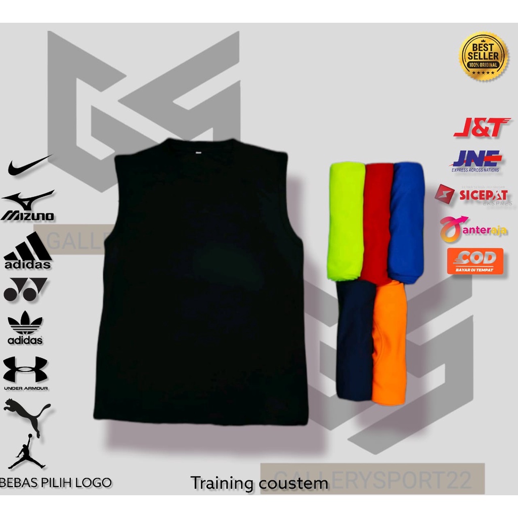 STELAN SINGLET POLOS STELAN SINGLET BADMINTON STELAN SINGLET  BULUTANGKIS SETELAN SINGLET FUTSAL BAJ