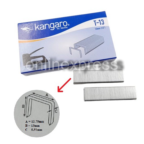 

Isi Stapler Tembak T13 / Isi Staples Gun Tacker Kangaro