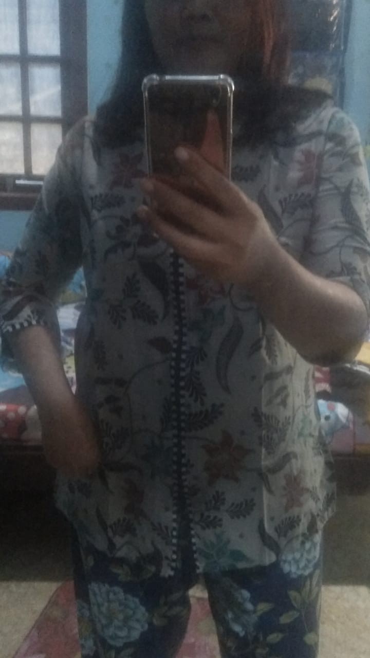 Atasan Batik Dolby Dolbi Dobby Doby Tenun Sutra Tulis Halus Katun Atbm Baron ,sarombit Atasan