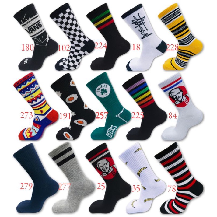 Kaos kaki skate oldschool bebas pilih motif / Kaos kaki old school-6