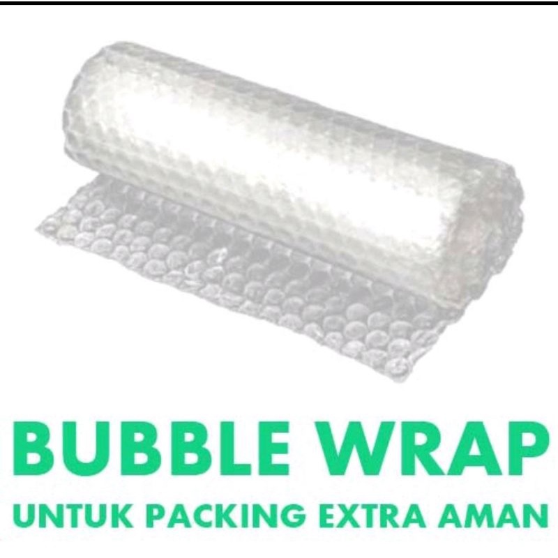 EXTRA BUBBLE WRAP FOR PACKING/ TAMBAHAN BUBBLE WRAP