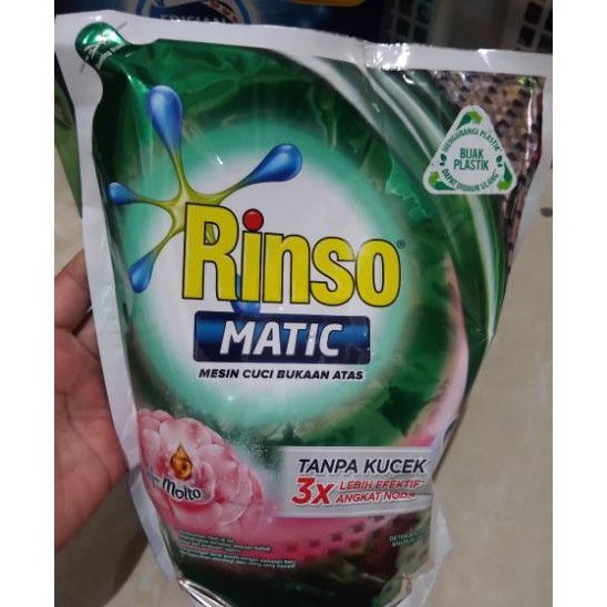 Rinso Matic Deterjen cair isi 1.6 liter