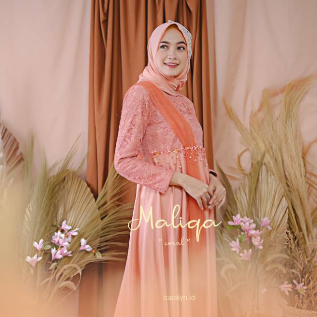 DRESS BRUKAT MURAH DRESS PESTA DRESS GAMIS KONDANGAN MALIQA