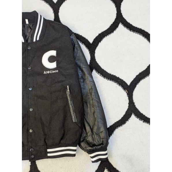 varsity jacket leather