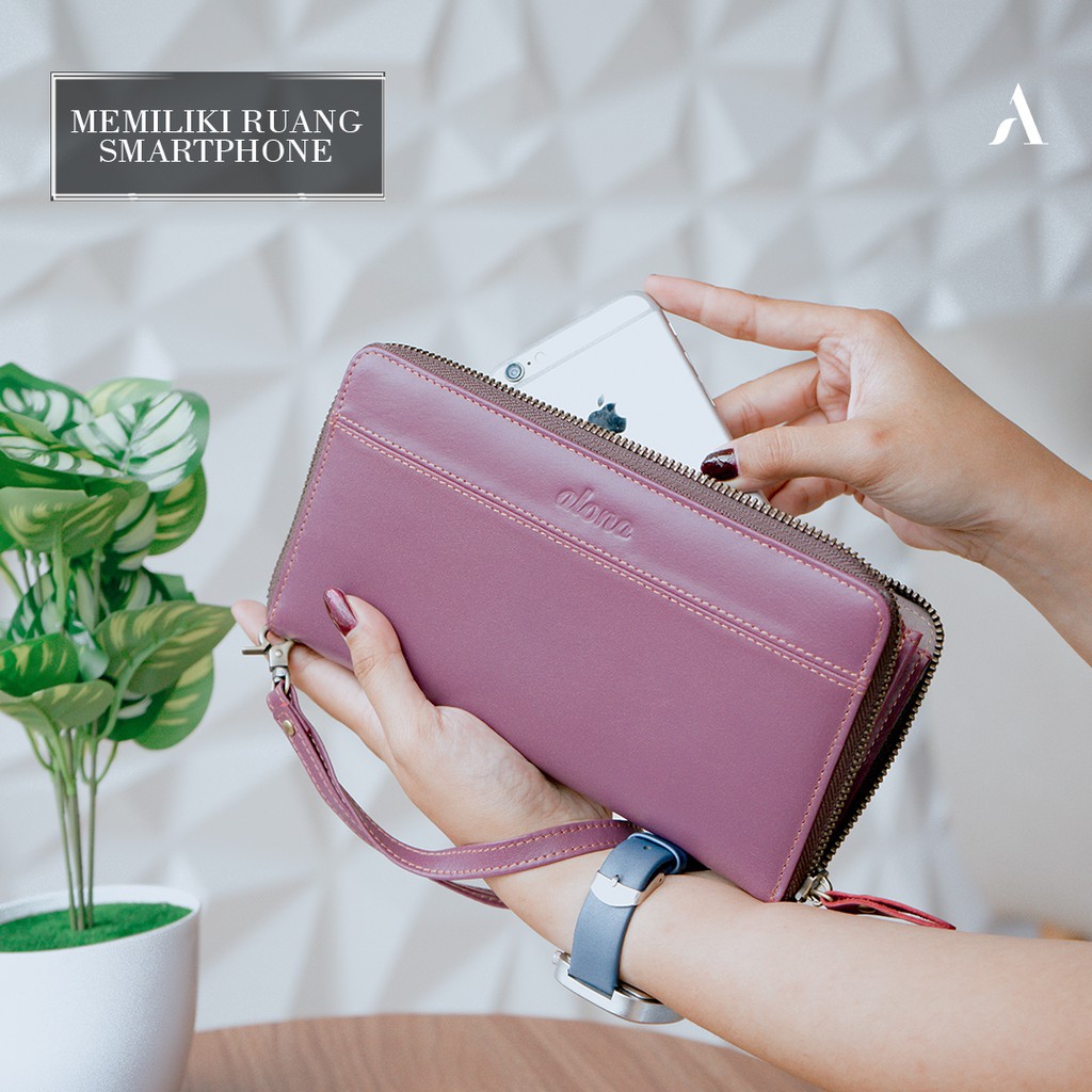 [ COD ] Fiorra Wallet - Dompet Panjang Wanita Kulit Sapi Asli