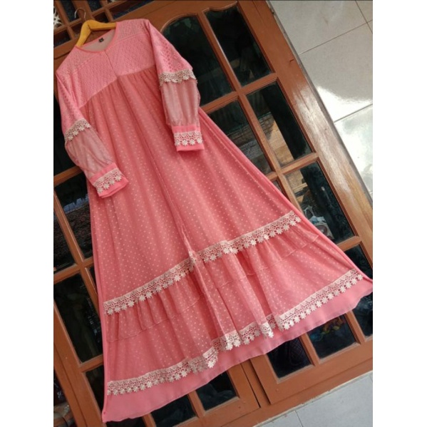 GAMIS RENDA TILE JUMBO/GAMIS PESTA TERBARU 2021/GAMIS JUMBO