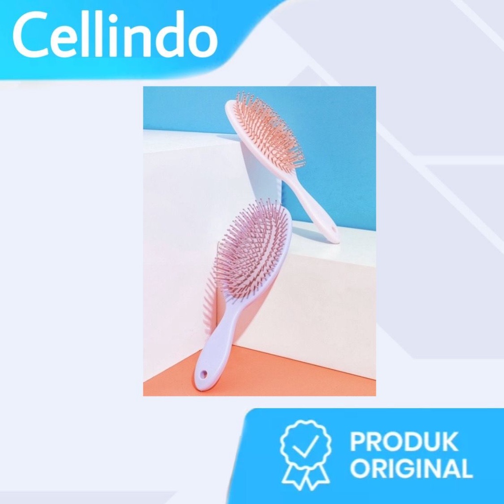 Sisir Rambut Miniso Cream Series Paddle Hair Brush