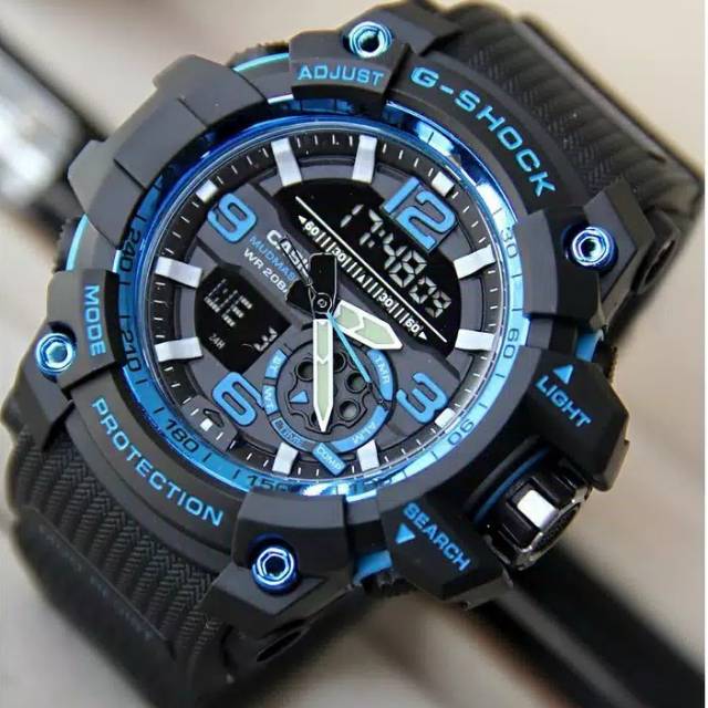 PROMO JAM TANGAN PRIA CASIO G-SHOCK DUAL TIME GG1000 GG-1000 GK001 FREE BOX BATERAI