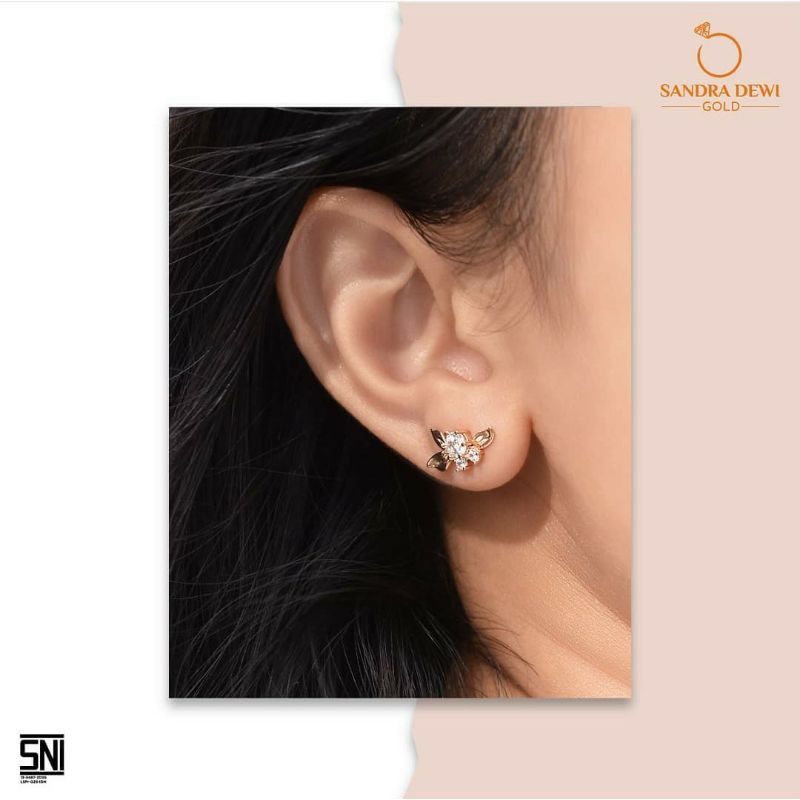 Anting Sandra dewi gold Song Series