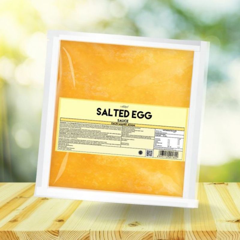 OMAYO SALTED EGG SAUCE  500 g Halal │ Saus Rasa Telur Asin Frozen