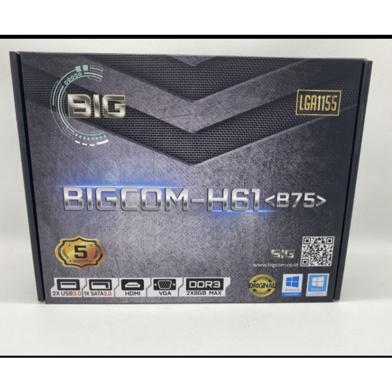 MOTHERBOARD BIGCOM H61 LGA 1155 USB 3.0