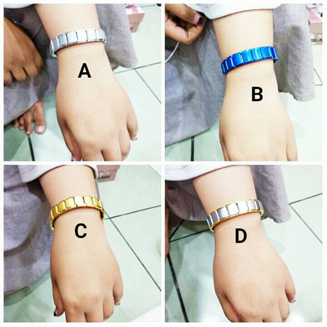 Gelang kesehatan / gelang titanium magnetic / gelang terapi