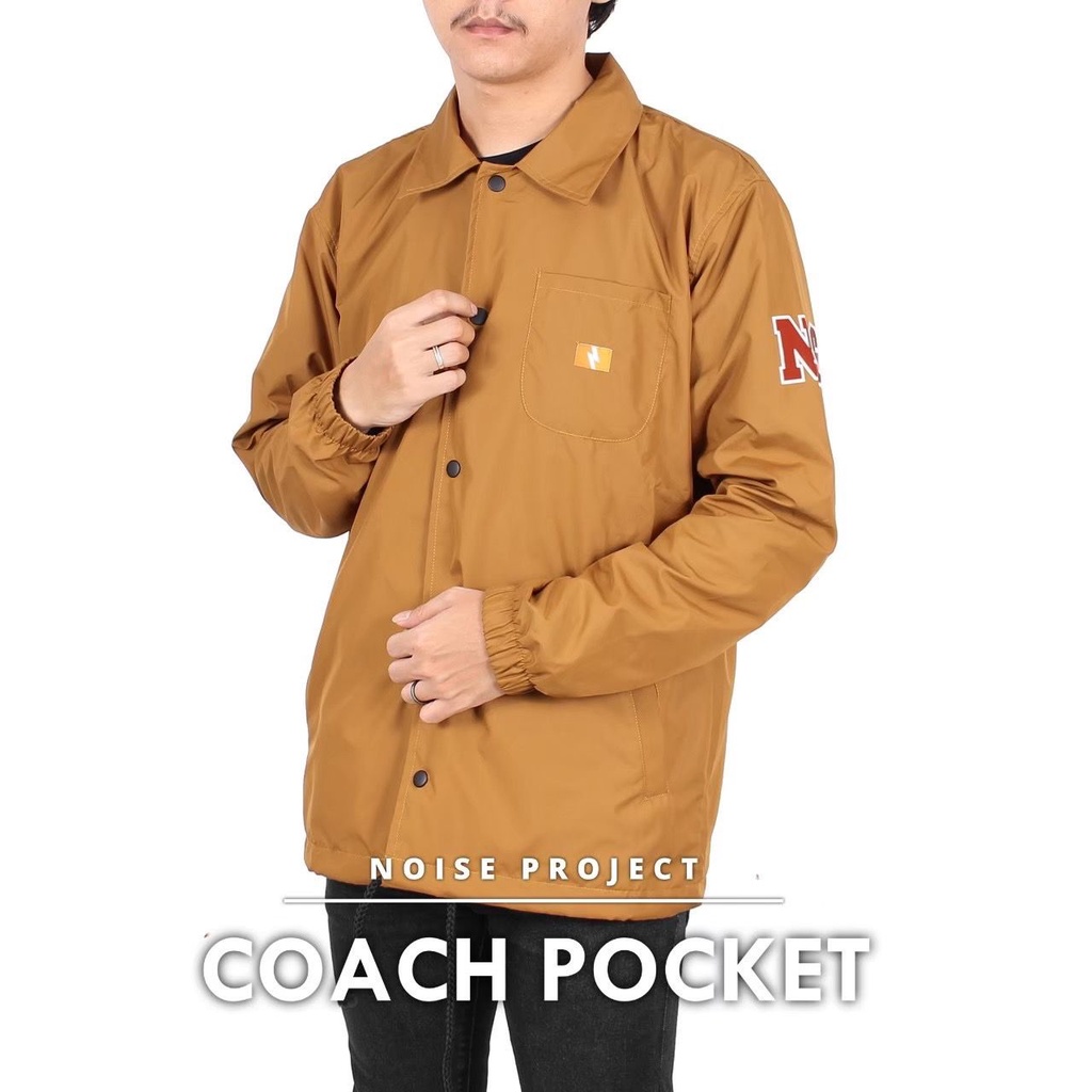 COACH JACKET POCKET NOISE PROJECT ORIGINAL