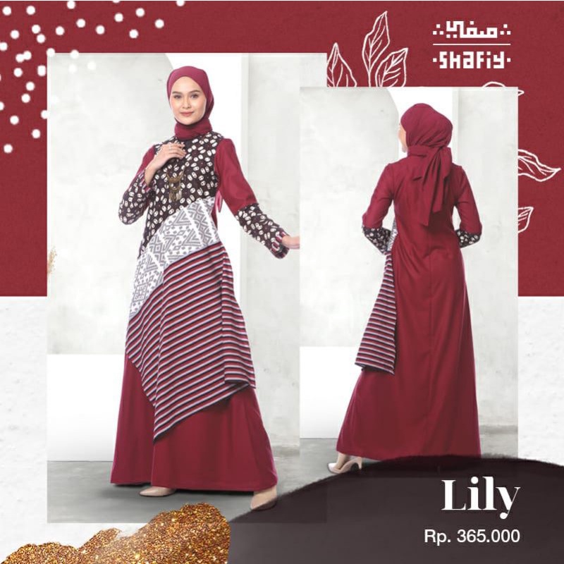 Shafiy Batik Gamis Etnik GBL Lily